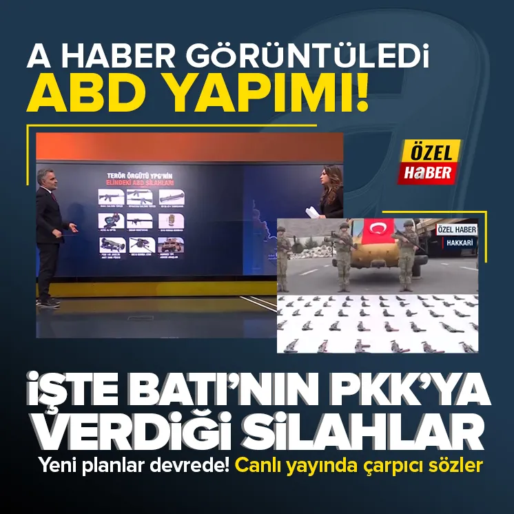 İşte Batı’nın PKK’ya verdiği silahlar