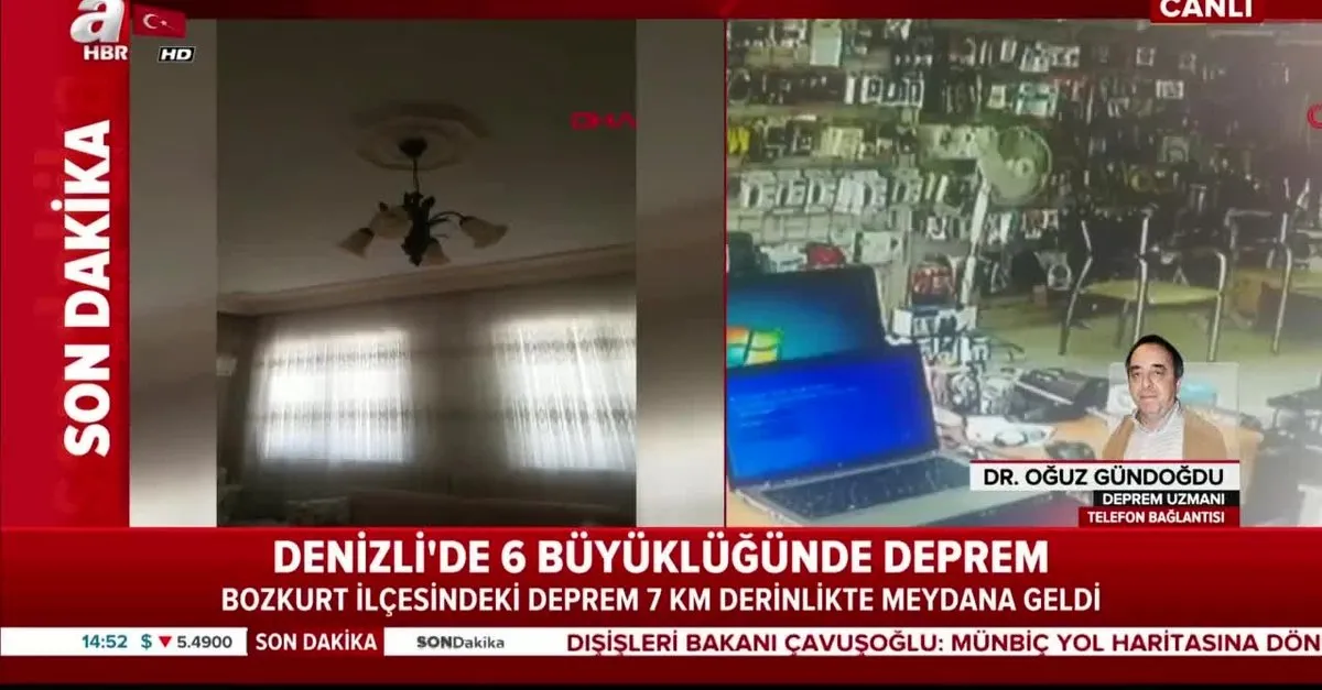 Jeofizik uzmanı Dr. Oğuz Gündoğdu Denizli depremini yorumladı!