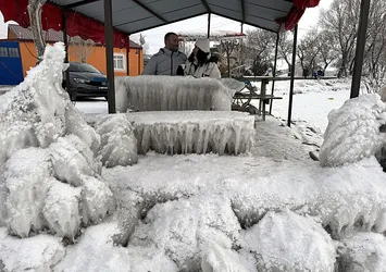 Fotoğraflar Türkiye'den! Sıfırın altında 24,8 dereceye düştü