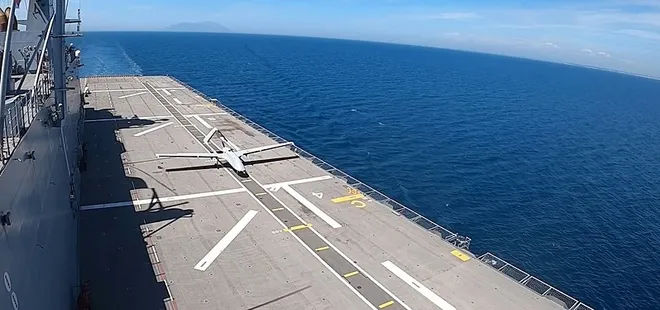 Bayraktar TB3’ten TCG Anadolu’ya 4 sorti