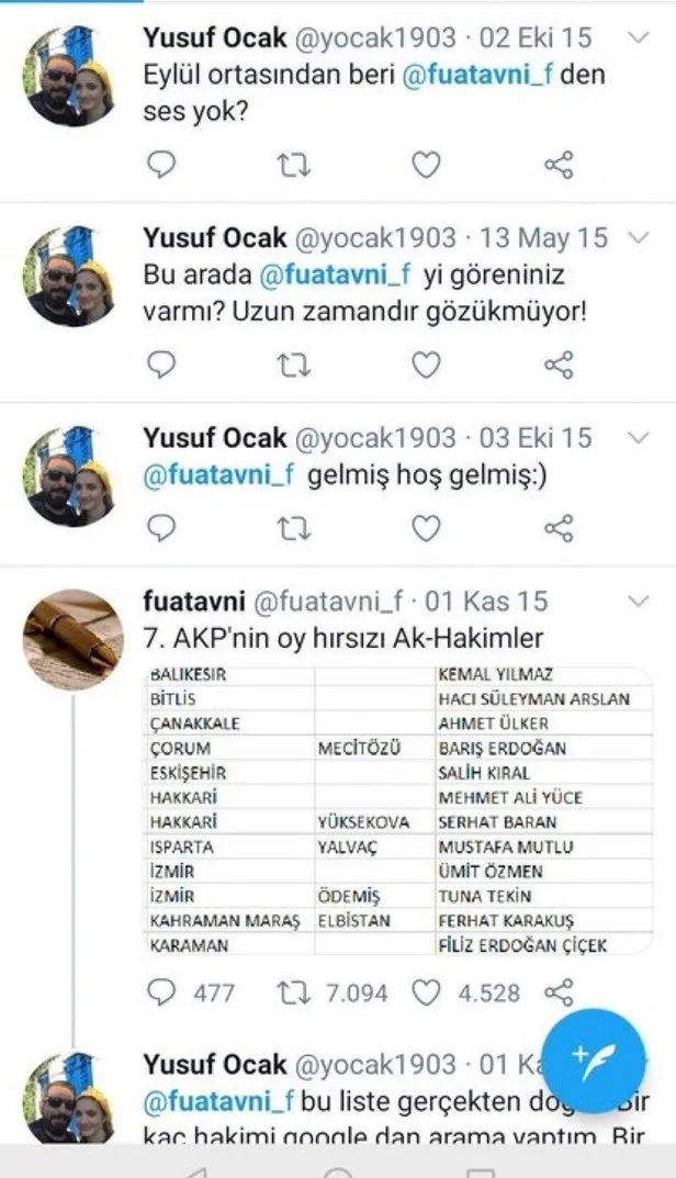 İYİ Parti’de bir FETÖ bombası daha! Yusuf Ocak’tan skandal paylaşımlar: Fuat Avni’ye methiyeler dizdi, darbe imasında bulundu