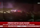Hindistanda korkunç kaza! Uçak ikiye bölündü