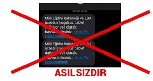 MEB’den ’tablet mesajı’ uyarısı!
