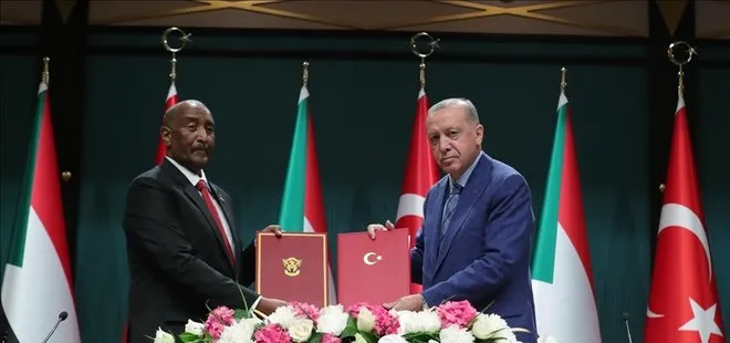 Başkan Erdoğan ve Sudan Egemenlik Konseyi Başkanı Orgeneral Abdulfettah El-Burhan’dan flaş açıklamalar