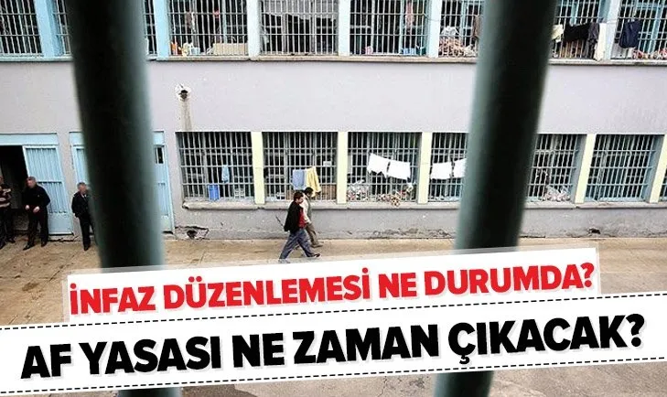 31 Mart infaz yasası son durum: Mahkumlara af ve ceza indirimi Meclis'e ne zaman gelecek? Af çıktı mı?