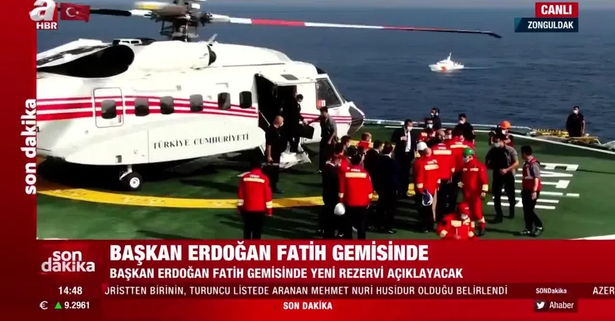 Başkan Erdoğan Fatih gemisinde!