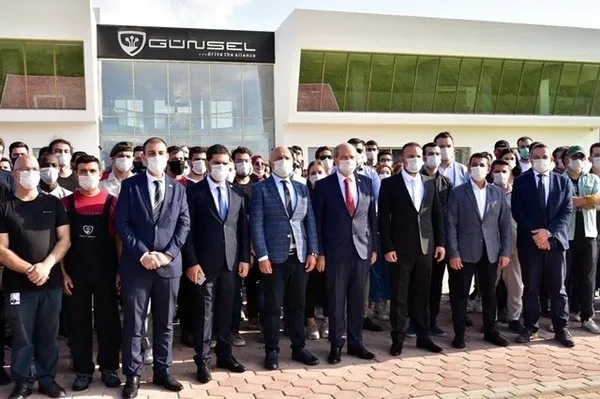 KKTC Cumhurbaşkanı Ersin Tatar yerli otomobili test etti - 1
