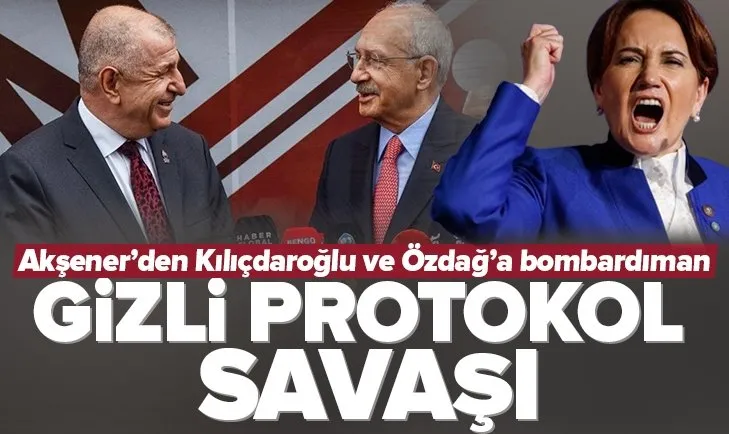 Akşener’den Kılıçdaroğlu ve Özdağ’a bombardıman