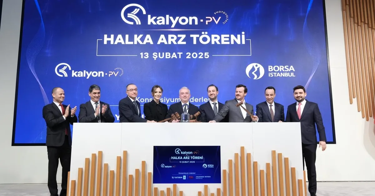 Borsa İstanbul'da gong Kalyon PV için çaldı