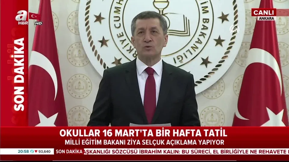 Milli Eğitim Bakanı Ziya Selçuk’tan uzaktan eğitim açıklaması VİDEO