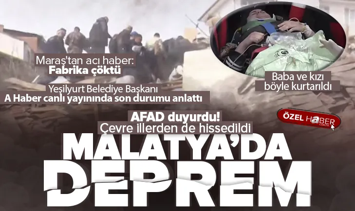 Malatya’da 5,6’lık yeni deprem!