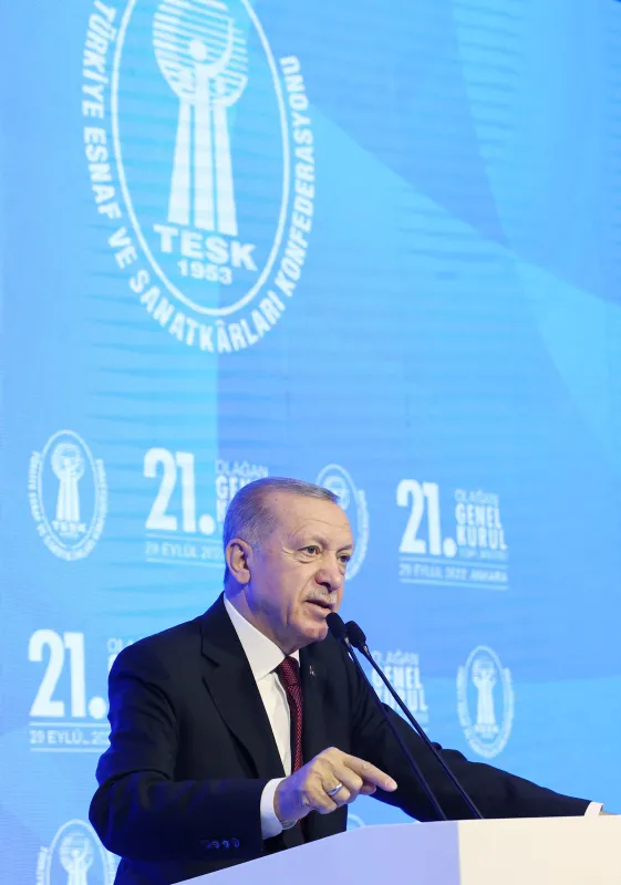 Son dakika: Başkan Erdoğan'dan Türkiye Esnaf ve Sanatkarları Konfederasyonu'nda önemli açıklamalar - 5