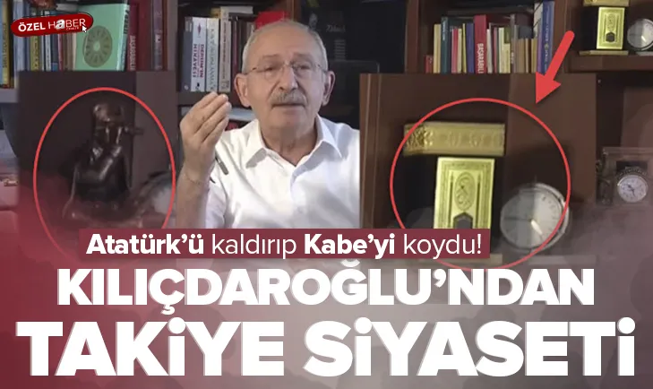 Atatürk gitti, Kabe figürü geldi!