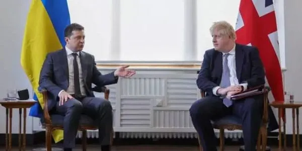 İngiltere Başbakanı Johnson ile Ukrayna Devlet Başkanı Zelenskiy görüştü