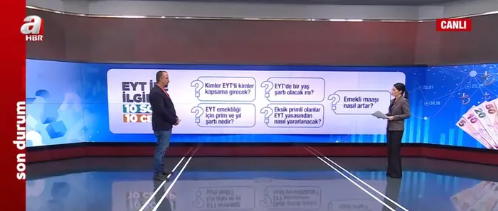 Son dakika: EYT’de yaş sınırı | Çalışma ve Sosyal Güvenlik Bakanı Vedat Bilgin’den flaş açıklama