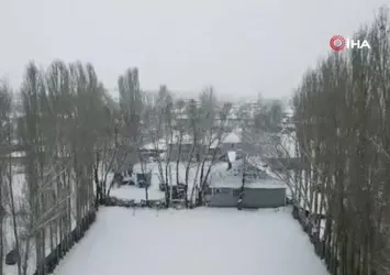 Ağrı beyaza büründü
