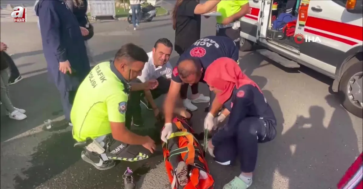 Acı içindeki kazazede yaralı çocuğun "Acımayacak dimi, korkuyorum ben" demesi ekipleri duygulandırdı