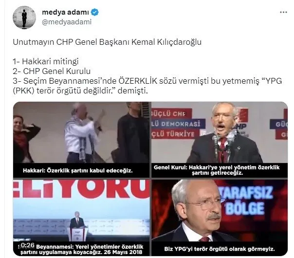 7’li koalisyonun Cumhurbaşkanı adayı Kemal Kılıçdaroğlu ve CHP'nin PKK-HDP ile ilişkileri