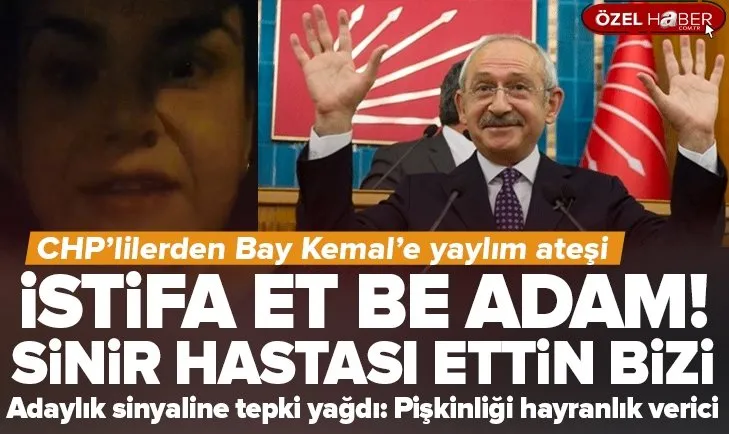 İstifa et be adam! Sinir hastası ettin bizi...