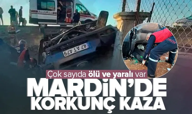 Son dakika: Mardin’de korkunç kaza! Çok sayıda ölü ve yaralı var