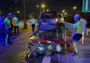 Ümraniye'deki kaza can aldı: Motosiklet sürücüsü hayatını kaybetti