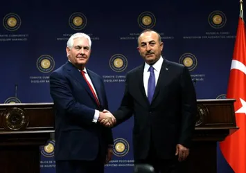 Bakan Çavuşoğlu mevkidaşı Tillerson ile görüştü