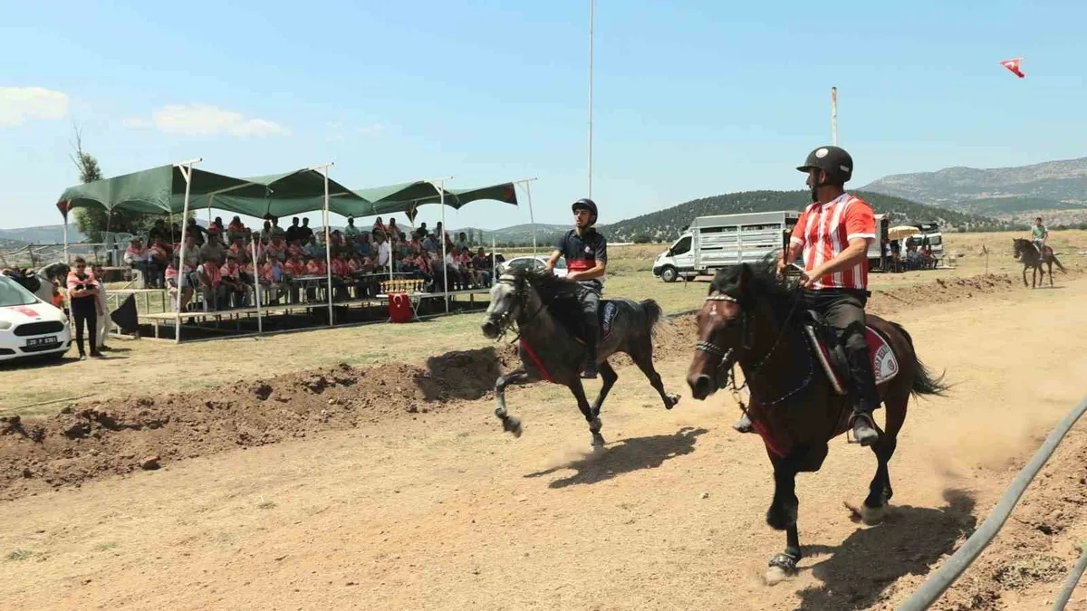 Rahvan atlar Tavas'ta pistin tozunu attırdı