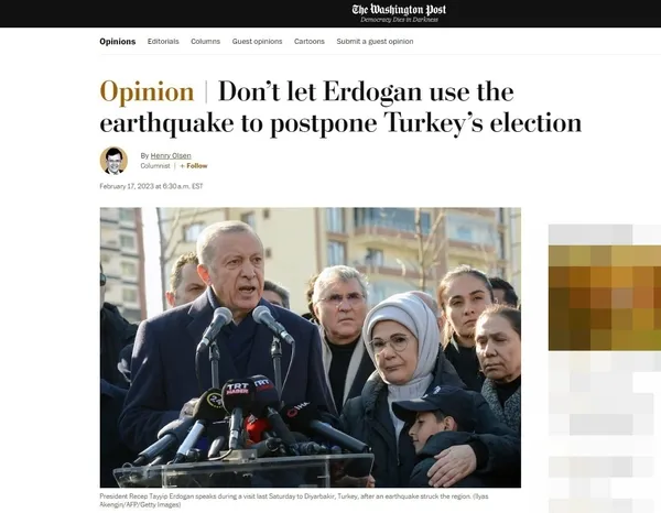 Batı’nın tetikçileri muhalefetle ağız birliği yaptı! Washington Post’tan skandal ’Başkan Erdoğan’ haberi: Seçimi ertelemesine izin vermeyin