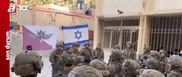 Terör devleti İsrail’in Givati Tugayı Gazze’de okulu üs yaptı! Tepki çeken kutlama görüntüleri