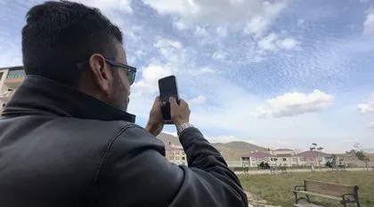 Gökyüzünü gören telefona sarıldı! O ilimizde nadir görülen olay