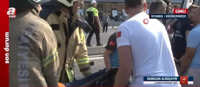 Küçükçekmece’de metrobüs kazası! Çok sayıda yaralı var | Kaza anı ve sonrası A Haber’de