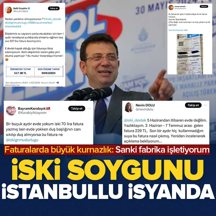 İSKİ’den büyük fatura vurgunu