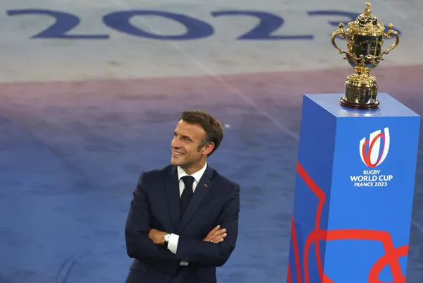 1694245321967.jpg Rugby Dünya Kupası açılışında Macron'a soğuk duş! İzleyicilerden ıslıklı protesto - 1