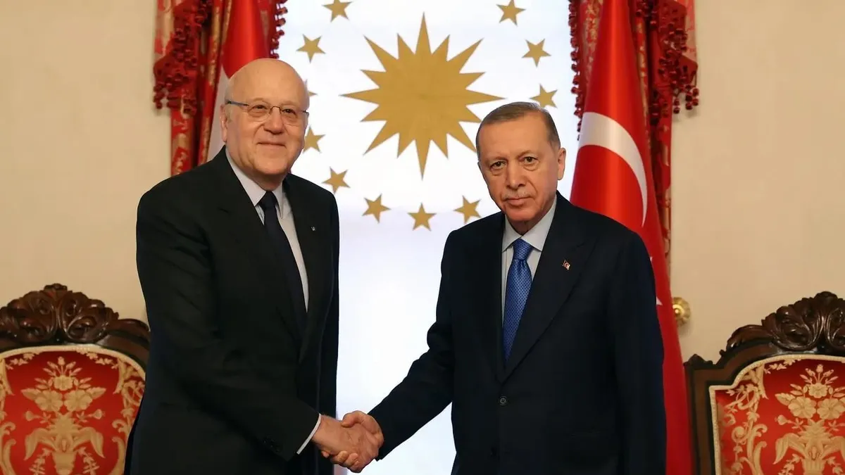 Başkan Erdoğan Lübnan Başbakanı Necip Mikati ile görüştü! İsrail'e artık yeter denmeli