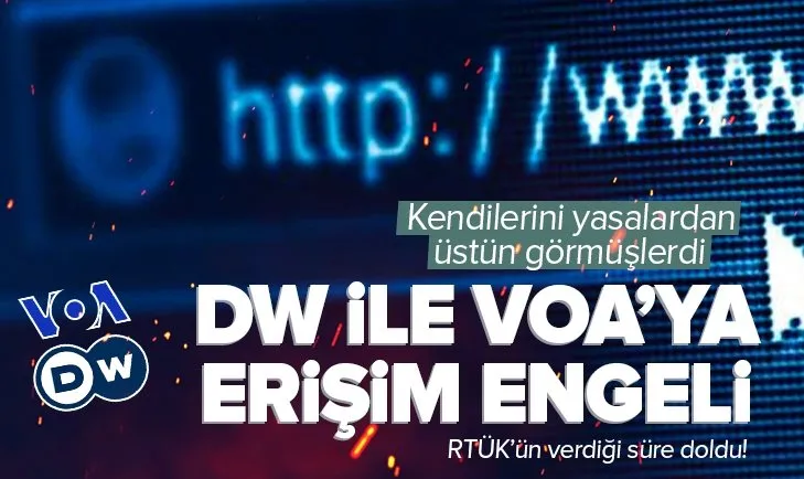 RTÜK lisansı almayan DW ve VOA’ya erişim engeli