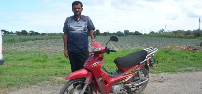 Kaza sayesinde 10 yıl önce çalınan motosikletini buldu