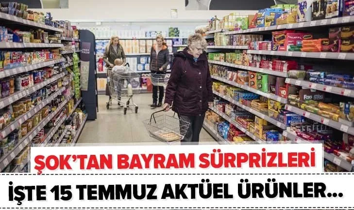 ŞOK’tan bayrama özel ürünler! 15 Temmuz 2020 ŞOK aktüel ürünler kataloğunda neler var?