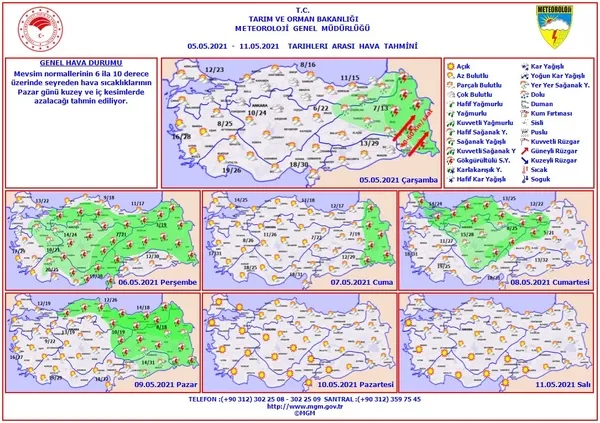 1620139578538.jpg Meteoroloji Genel Müdürlüğü'nden o illere gök gürültülü sağanak yağış uyarısı! İstanbul Ankara İzmir hava durumu - 2