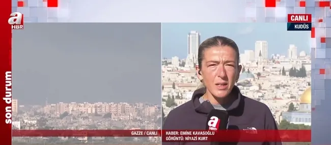 A Haber çatışma bölgesinde | İsrail tankları Gazze sınırında! Namlular sivillere dönmüş durumda