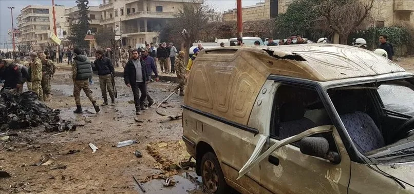 Afrin'de bomba yüklü araçla terör saldırısı