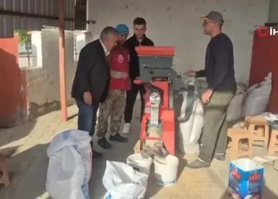 Ücretsiz pirinç soyma hizmeti