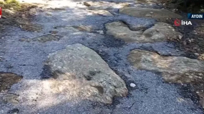 2 bin 500 yıllık antik taş yola asfalt döktüler!
