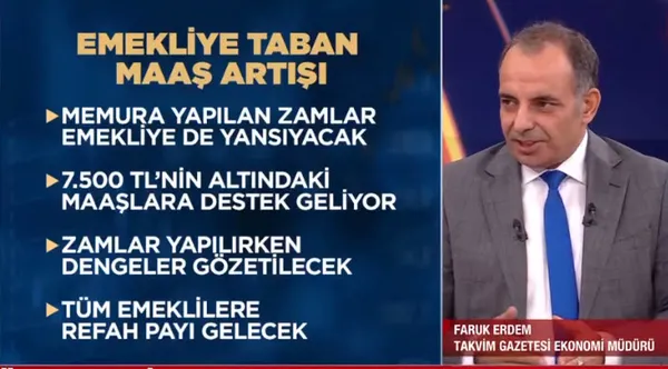 Emekliye taban maaş artışı! En düşük emekli maaşı ne kadar olacak? A Haber’de rakam verdi: Kulislerde konuşulan...