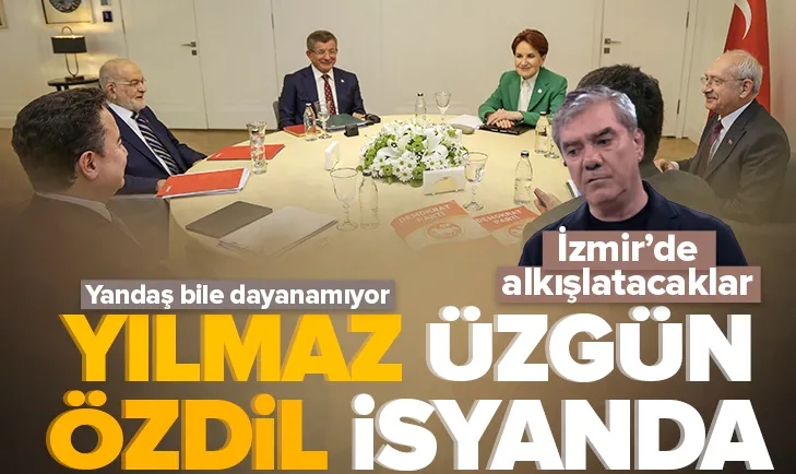 Özdil 7li koalisyonun İzmir mitingi öncesi isyanda