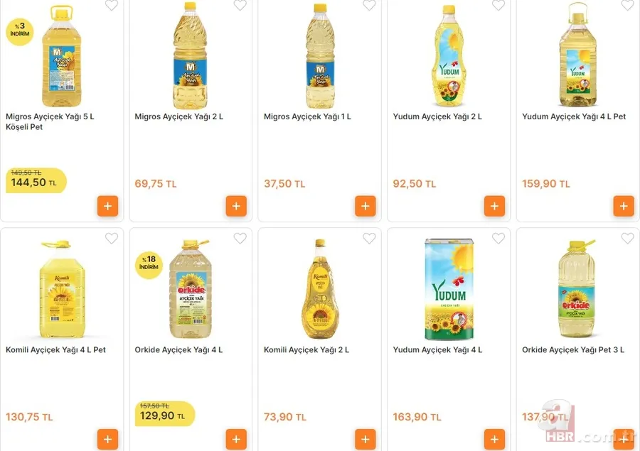 FİYATLAR DİBE ÇEKİLDİ! 2-3,4-5 litre yağlar o markette... Ayçiçek yağı fiyatı hiç bu kadar inmemişti! 11