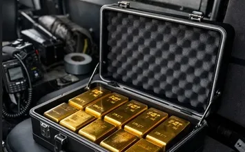 Kestel'de zırhlı araç kaza yaptı: 11 kilo altın çalındı!