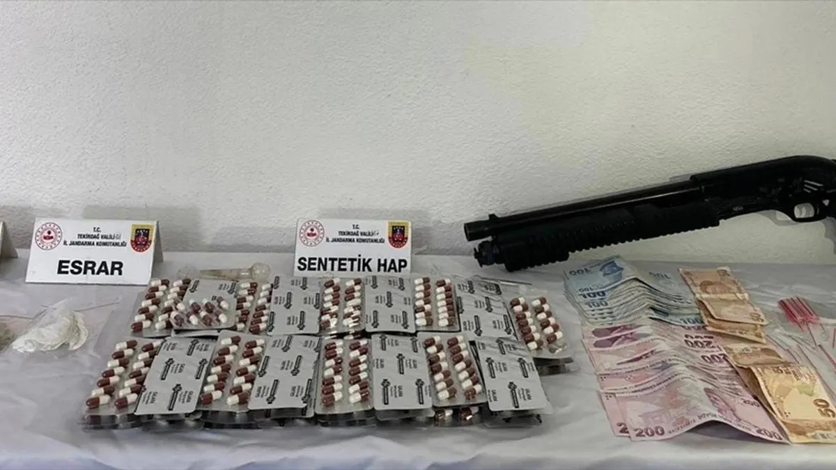 Edirne ve Tekirdağ'da uyuşturucu operasyonunda 9 şüpheli yakalandı