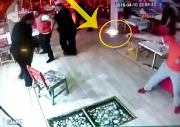 Haraç çetesi dehşeti kameraya yansıdı!