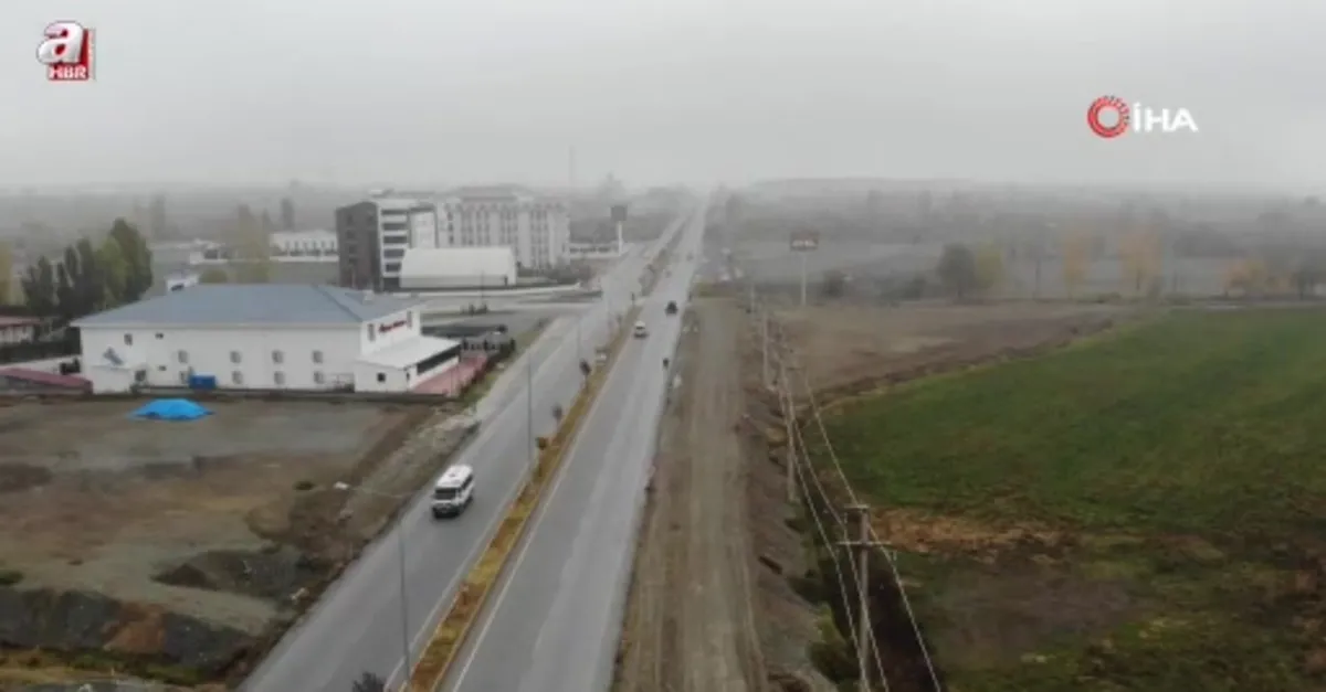 Erzincan'da yoğun sis
