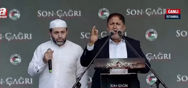 Hamas liderlerinden Talal Nassar Ayasofya’dan dünyaya seslendi! Yiğit Erdoğan bir aslan gibi İsrail’in karşısına dikildi